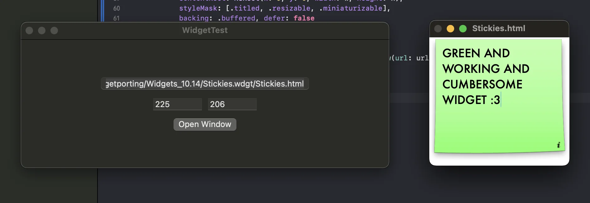 Basic WebKit Wrapper