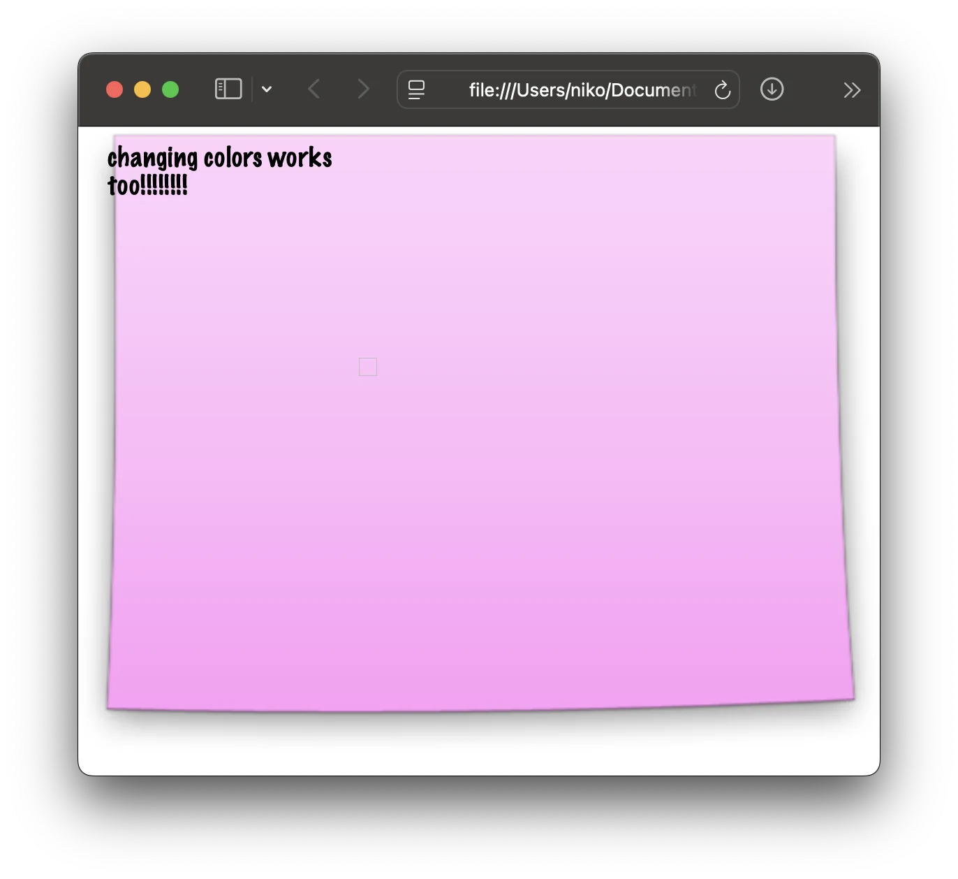 Pink Font Thing