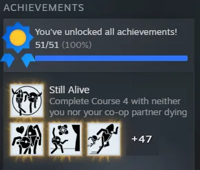 All 51 Portal 2 achievements unlocked