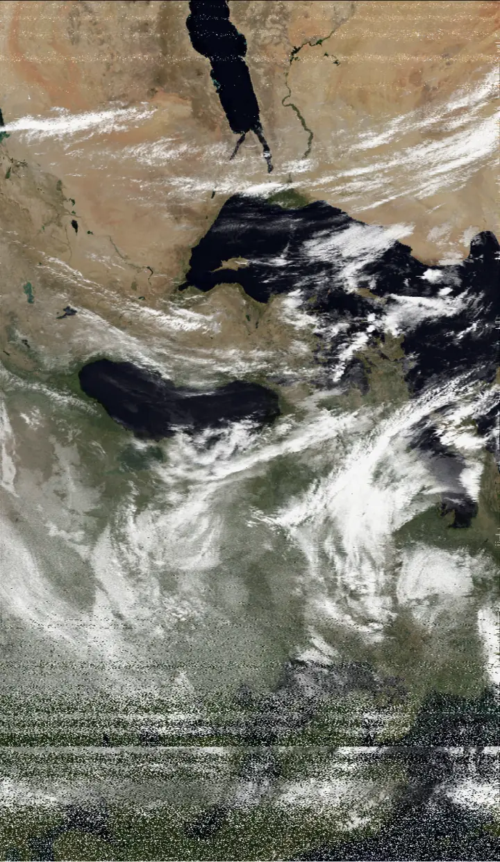 NOAA 15 satellite image